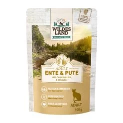 WILDES LAND Adult 12x100g Ente & Pute
