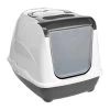 AniOne Katzentoilette Flip Cat S Dunkelgrau