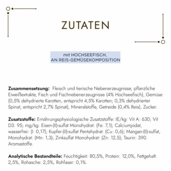 GOURMET à La Carte 26x85g Hochseefisch An Reis-Gemüsekomposition – Bild 3