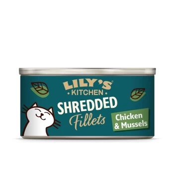 LILY'S KITCHEN Shredded Filets 24x70g Huhn & Muschel