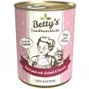 Betty's Landhausküche Rind Pur Mit Leinöl 6 X 400g Für Katze