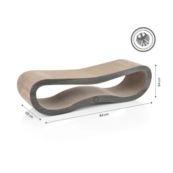 Canadian Cat Company Kratzbrett Orbit 2.0 Dunkelgrau – Bild 7