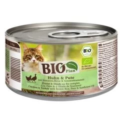 BIOPlan Adult Huhn & Pute Mit Naturreis, Birne & Sonnenblumenöl 12x200 G