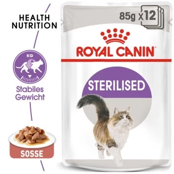 ROYAL CANIN Sterilised 12x85g In Soße – Bild 2