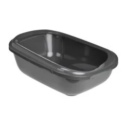 AniOne Katzentoilette Mega Tray Dunkelgrau
