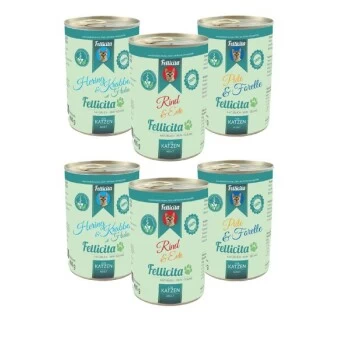 Fellicita Mixpaket Nr. 6 Multiprotein 6x 400g