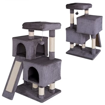 Lionto Kratzbaum 90 Cm Dunkelgrau – Bild 6