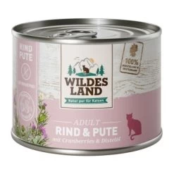 WILDES LAND Adult 6x200g Rind & Pute