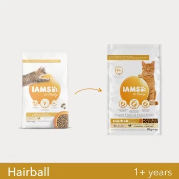 IAMS Vitality Adult Hairball Huhn 10 Kg – Bild 3