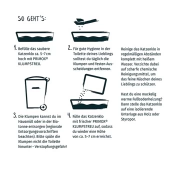 PRIME PRIMOX Klumpstreu Babypuderduft Silikat 12kg – Bild 4