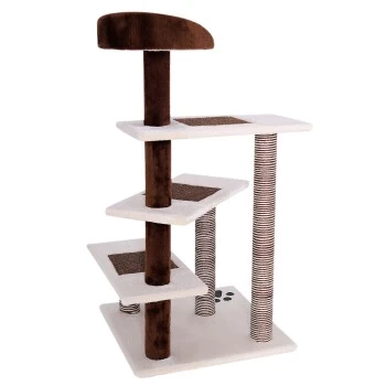 Lionto Kratzbaum, Höhe 100 Cm Beige – Bild 6